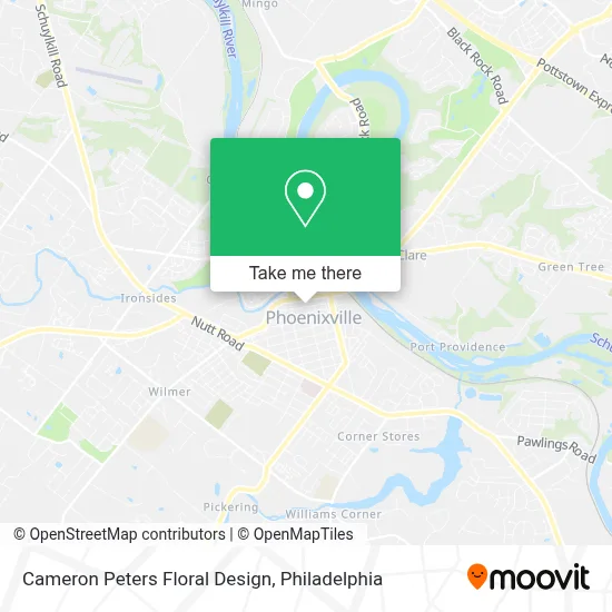 Cameron Peters Floral Design map