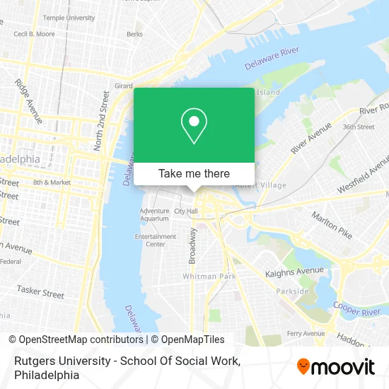 Rutgers University - School Of Social Work map