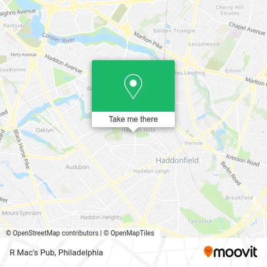 R Mac's Pub map