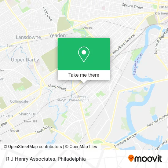 R J Henry Associates map