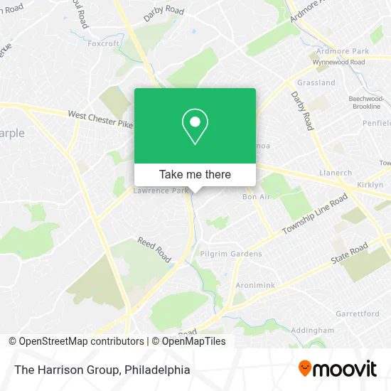 The Harrison Group map