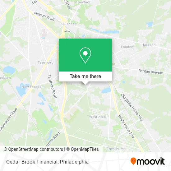 Cedar Brook Financial map