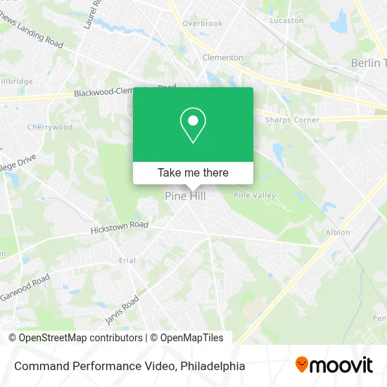 Command Performance Video map
