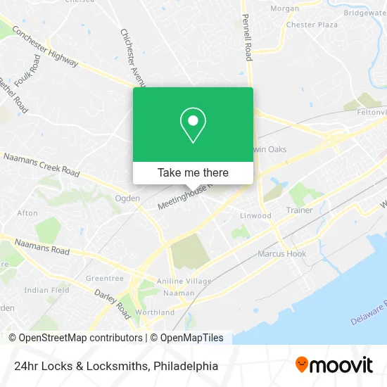 24hr Locks & Locksmiths map