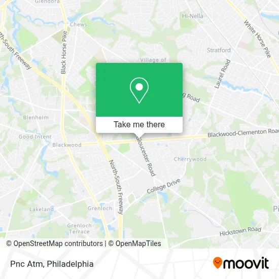 Pnc Atm map