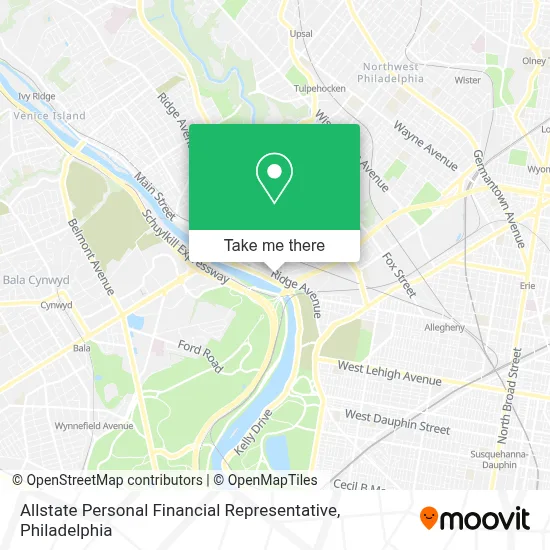 Allstate Personal Financial Representative map