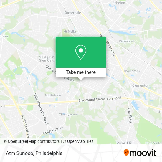 Atm Sunoco map