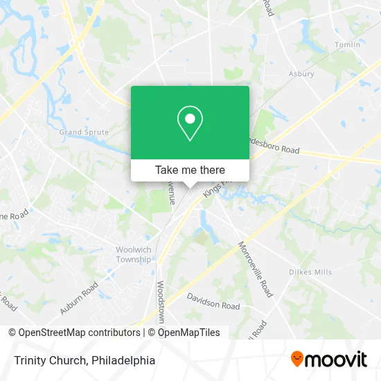 Trinity Church map