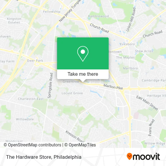 The Hardware Store map