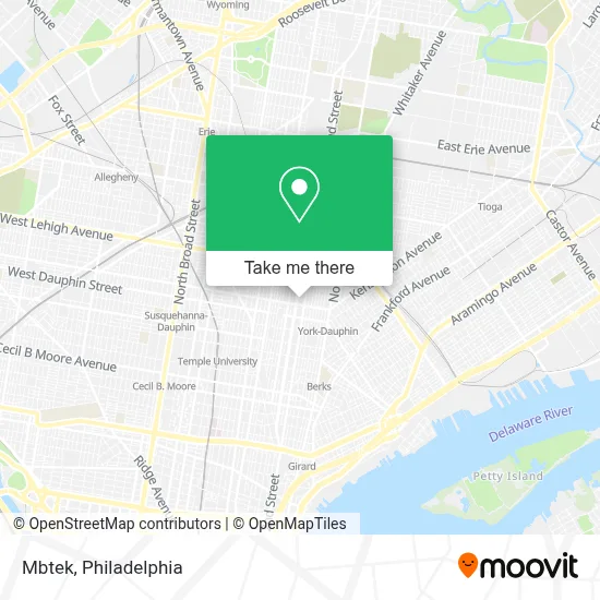 Mbtek map