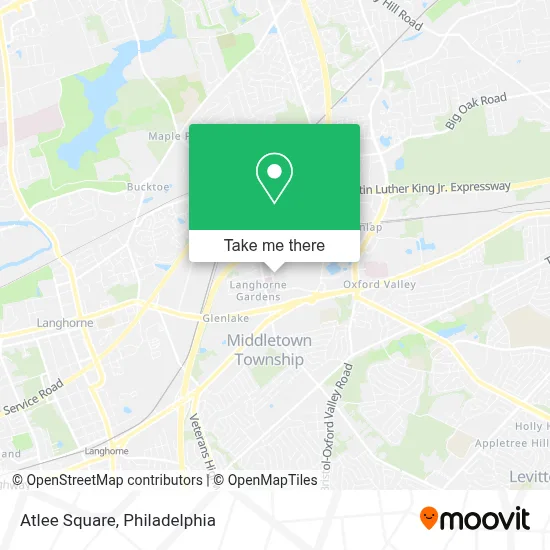 Atlee Square map