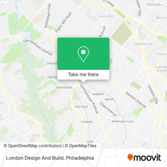 London Design And Build map