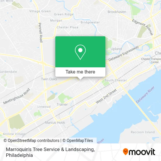 Marroquin's Tree Service & Landscaping map