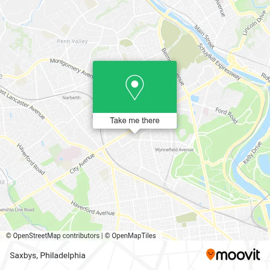 Saxbys map