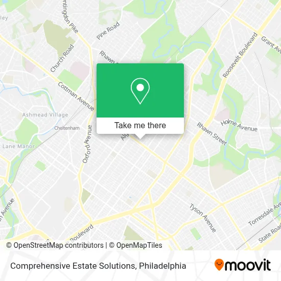 Comprehensive Estate Solutions map