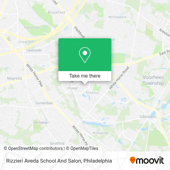 Rizzieri Aveda School And Salon map