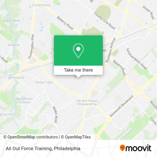 All Out Force Training map