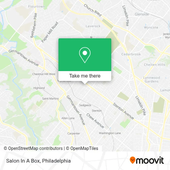 Salon In A Box map
