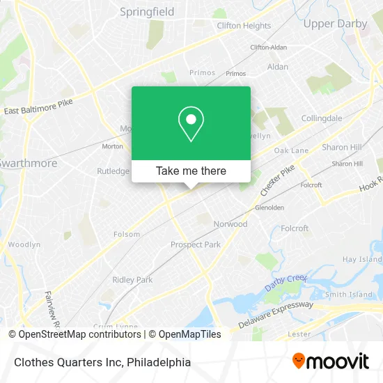 Clothes Quarters Inc map