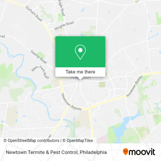 Newtown Termite & Pest Control map