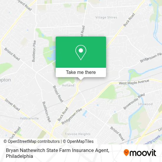 Bryan Nathewitch State Farm Insurance Agent map