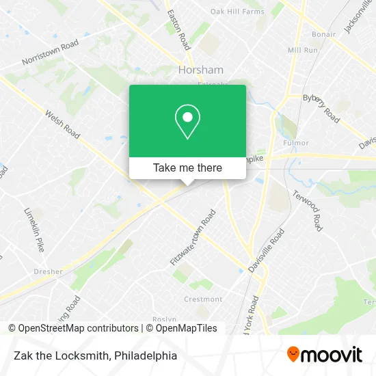 Zak the Locksmith map