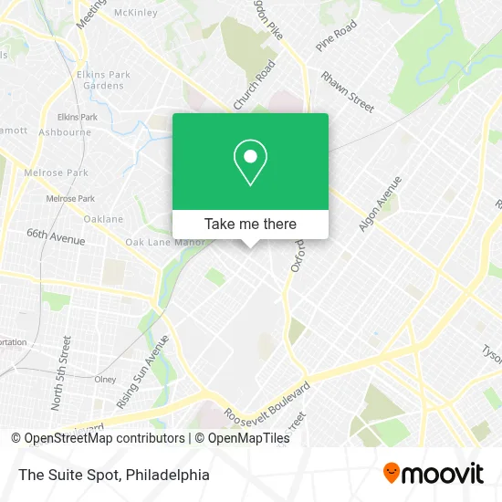 The Suite Spot map