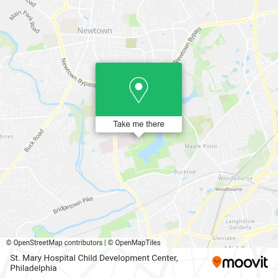 St. Mary Hospital Child Development Center map