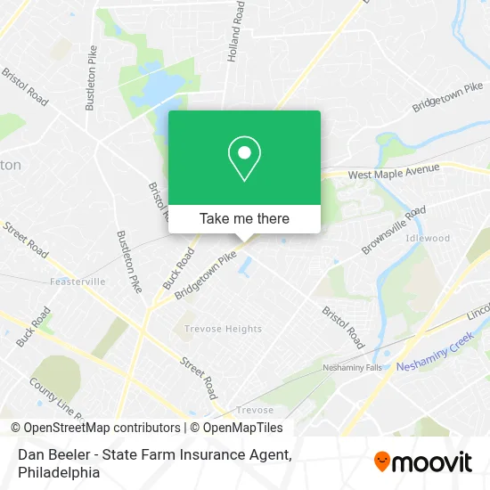 Dan Beeler - State Farm Insurance Agent map
