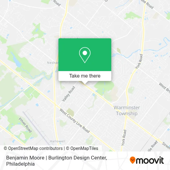 Benjamin Moore | Burlington Design Center map