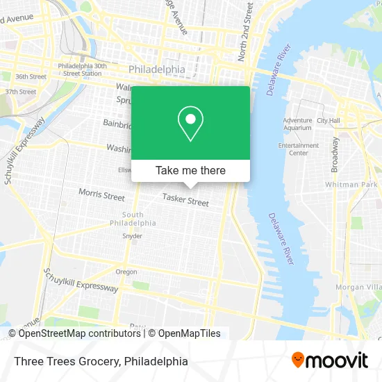 Three Trees Grocery map