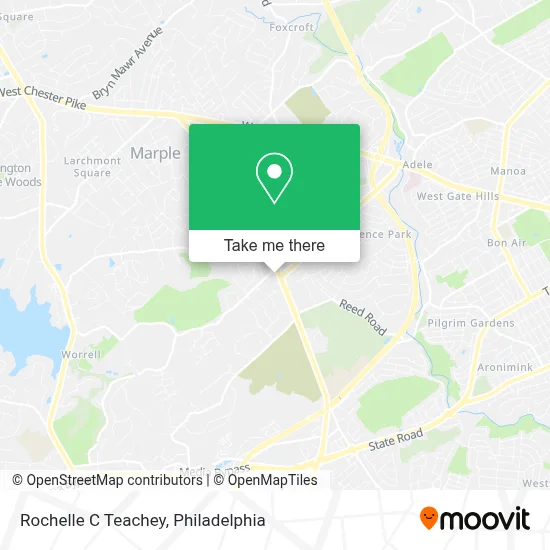 Rochelle C Teachey map