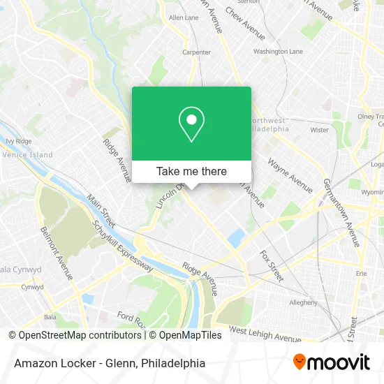 Amazon Locker - Glenn map