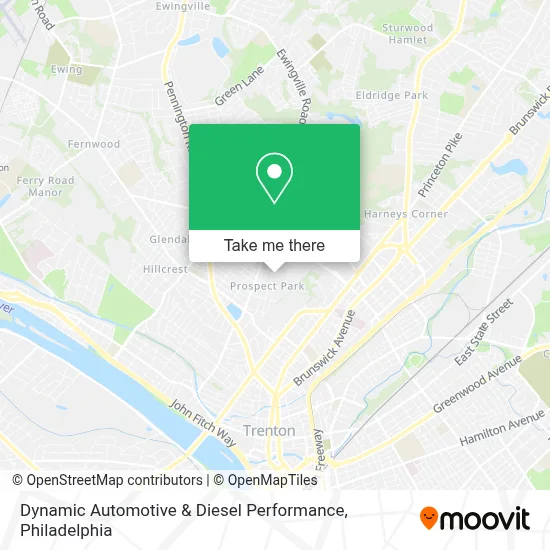 Dynamic Automotive & Diesel Performance map