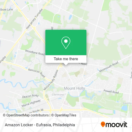 Amazon Locker - Eufrasia map