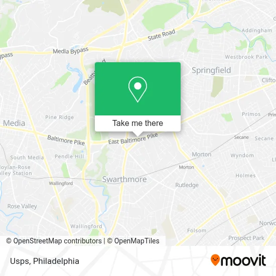 Usps map