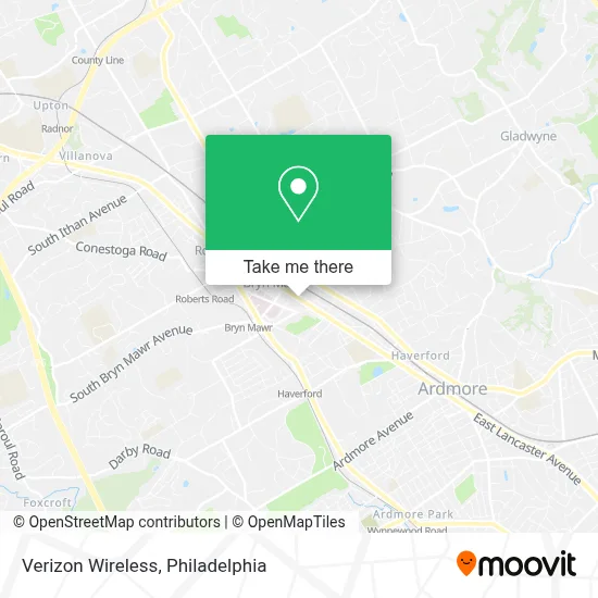 Verizon Wireless map