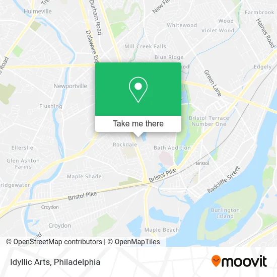 Idyllic Arts map