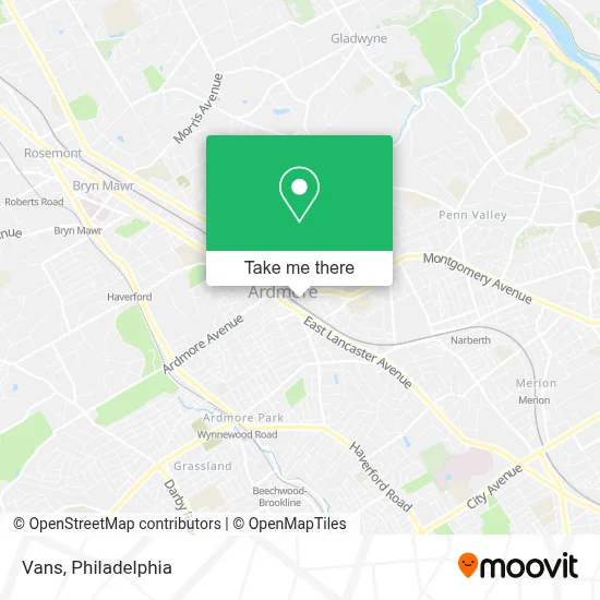 Vans map