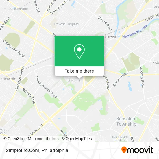 Simpletire.Com map