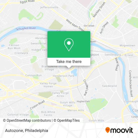 Autozone map
