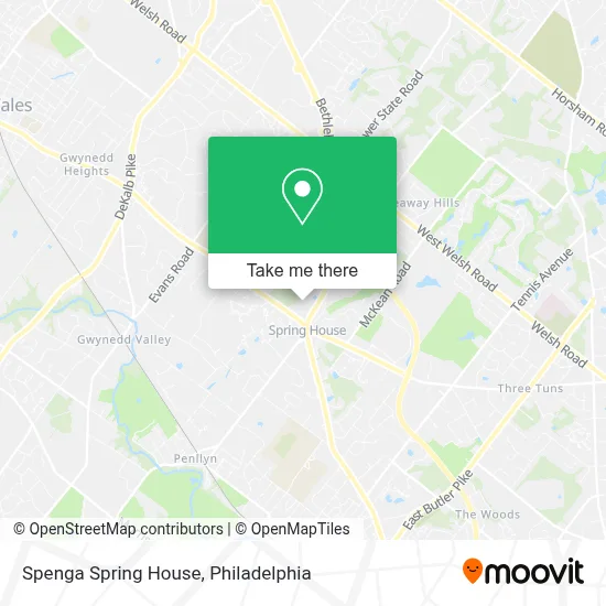 Spenga Spring House map
