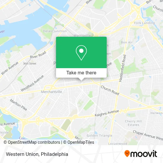 Western Union map