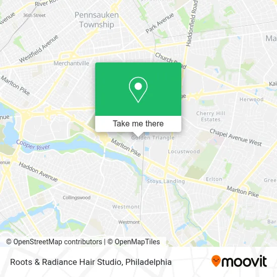 Roots & Radiance Hair Studio map