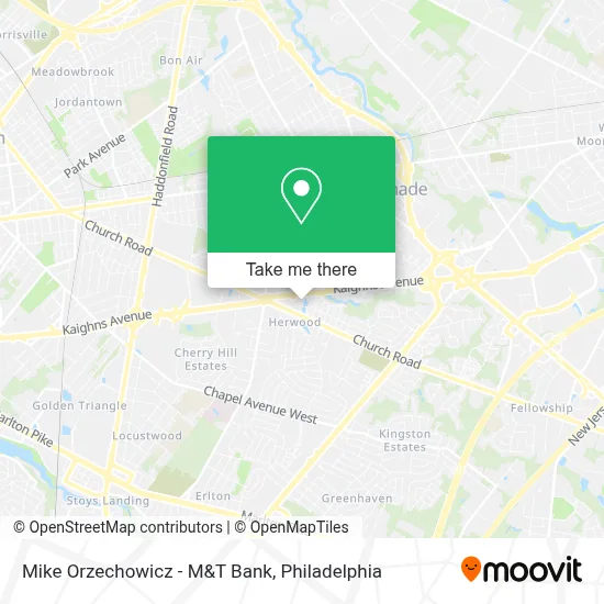 Mike Orzechowicz - M&T Bank map