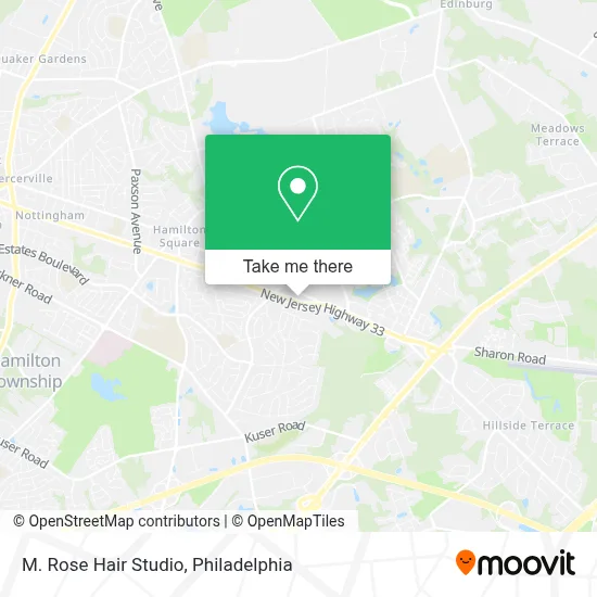 M. Rose Hair Studio map