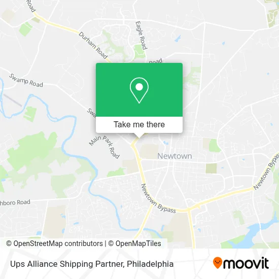 Ups Alliance Shipping Partner map
