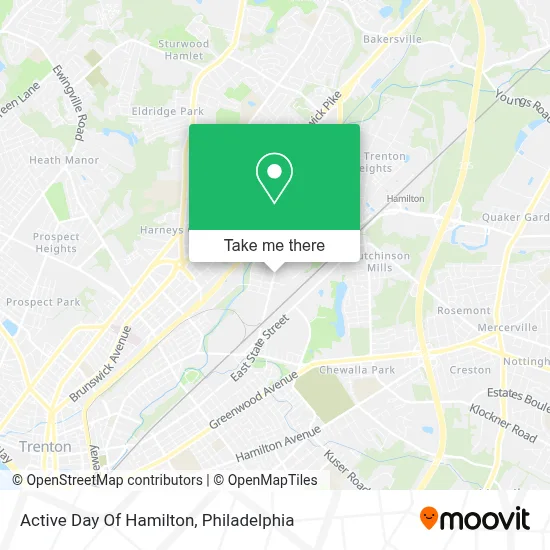 Active Day Of Hamilton map