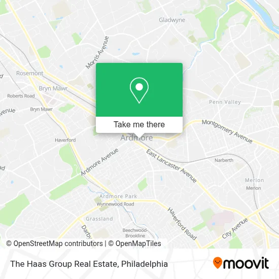 The Haas Group Real Estate map