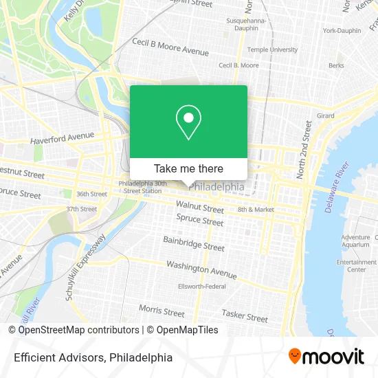 Efficient Advisors map